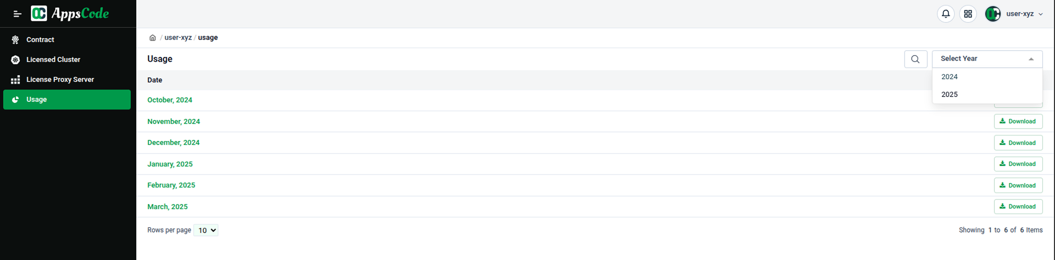 usage-dashboard